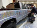 Signing the Truck