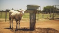 A Photo of a Livestock Waterer on a Farm