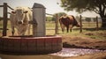 A Photo of a Livestock Waterer on a Farm