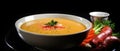 The photo of the Lobster bisque Royalty Free Stock Photo