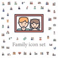 photo of lovers icon. family icons universal set for web and mobile Royalty Free Stock Photo