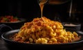 The photo of mac and cheese Royalty Free Stock Photo