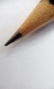 Photo Macro Sharp Pencil at white background