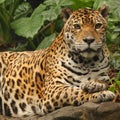 A photo of a male jaguar Royalty Free Stock Photo