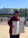 Asking for Healing at the Whitehouse in Washington DC in Spring