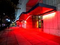 Mazza Gallerie Lit in Red for Christmas Royalty Free Stock Photo