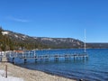 Photo of McKinney Bay on Lake Tahoe in the Sierra Nevada Mountains of Northern California Royalty Free Stock Photo