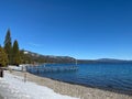 Photo of McKinney Bay on Lake Tahoe in the Sierra Nevada Mountains of Northern California Royalty Free Stock Photo