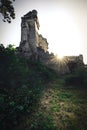 Photo of medieval castle in Austria burg lichtenstein Royalty Free Stock Photo