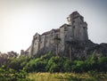 Photo of medieval castle in Austria burg lichtenstein Royalty Free Stock Photo