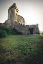Photo of medieval castle in Austria burg lichtenstein Royalty Free Stock Photo