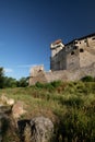 Photo of medieval castle in Austria burg lichtenstein Royalty Free Stock Photo