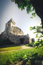 Photo of medieval castle in Austria burg lichtenstein Royalty Free Stock Photo