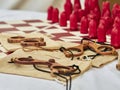 A photo a medieval chessboard