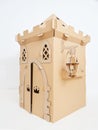 Photo of medieval decorations made of cardboards Royalty Free Stock Photo