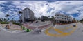 360 photo Miami Beach 5th Street closed to motor vehicle traffic