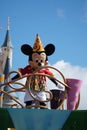 Photo of Mickey Mouse at the Disney World parade, Orlando, Florida Royalty Free Stock Photo