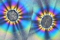 Colorful micro crystals in polarized light