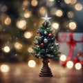 Photo of Mini Christmas Tree With Ornaments on It