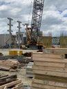 Photo of a Mobile Crane With Outriggers in Construction Site in Invercargill New Zealand