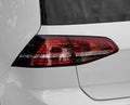 Modern car rear lamps lights stop cluster vehicles vehicle Royalty Free Stock Photo