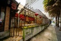 Photo of Momi Ramen Restaurant Brickell shut down due to Covid 19 Coronavirus Royalty Free Stock Photo