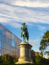 Photo of monument of General Scott in DC Royalty Free Stock Photo