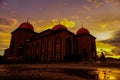 Photo of a mosque in the afternoon Royalty Free Stock Photo