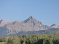 Mount Sneffels towers over the land