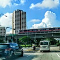 Photo MRT cars builtin Road Royalty Free Stock Photo