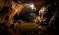 Photo of natural beauty of caves Royalty Free Stock Photo