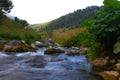 Photo of nature - spring water mountain river and the wonderful petrous creek on North Caucasus