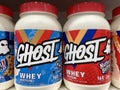 Photo of New Ghost Whey Protein Powder in store