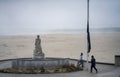 Photo of the New Hampshire Heroic War Dead Statue on Hampton Beach