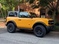 New Orange Ford Bronco