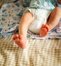 Photo of newborn baby feet Royalty Free Stock Photo