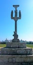 Cross at Notre-Dame de la Joie - Finistere Royalty Free Stock Photo