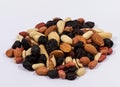 Photo of nuts and raisins