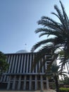 Photo object of an Istiqlal mosque building in Jakarta province with blue sky. Royalty Free Stock Photo