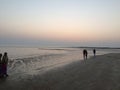 Cleanest beach where people enjoy like heven Royalty Free Stock Photo