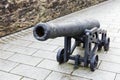 Old cast iron cannon