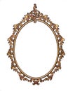 Eliptical ornament frame Royalty Free Stock Photo