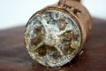 Photo of old oxidized starter Royalty Free Stock Photo