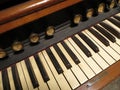 Tickle the ivories on this vintage, old piano keyboard