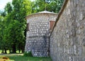 A tower and the wall of Biljarda - Cetinje - Montenegro