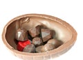 Photo of Opened Easter egg Royalty Free Stock Photo