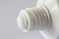 Opened Toothpaste tube close up Royalty Free Stock Photo