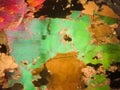 photo of the optical mineralogy and thin section microscopy of petrography Royalty Free Stock Photo