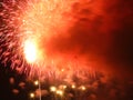 Grand Finale July 4th Fireworks Royalty Free Stock Photo