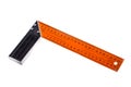 Photo of orange ruler close-up